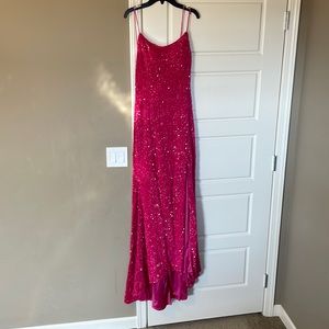 Brand New, All pink Sequin prom dress